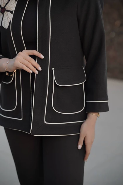 کت فوتر " پردیس " رنگ مشکی