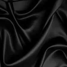 کاور تشک - ساتن مشکی بدون روبالشتی