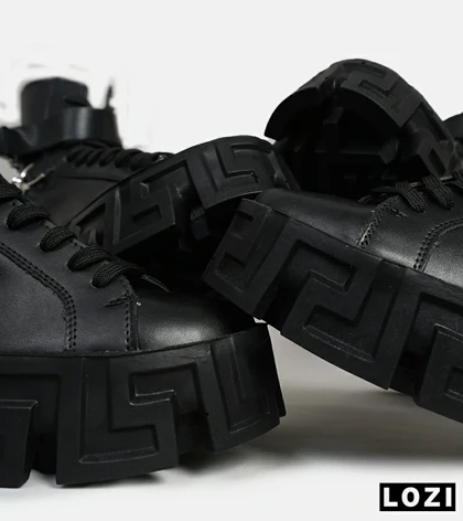 بوت مردانه مشکی VERSACE مدل 5761