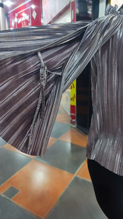 شومیز مجلسی ساتن پلیسه