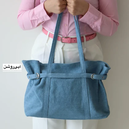 کیف زنانه بزرگ مدل بارانا کتان