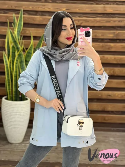مانتو لینن آستین پیله