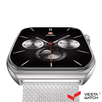 ساعت مچی هوشمند سوئیس میلیتاری SWISS MILITARY مدل ALPS3-SLF-SLSteelSt