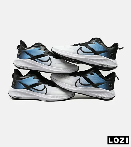 کفش کتانی مردانه سفید آبی NIKE AIR zoomx