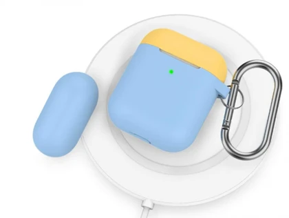 کاور سیلیکونی دو درب قلاب دار ایرپاد 1 و 2 آها استایل AHAStyle Ultra Airpods 2/1 Case