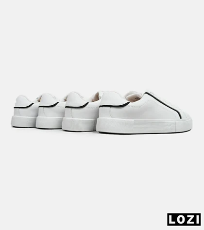 کفش کتانی مردانه سفید مشکی Dolce & Gabbana