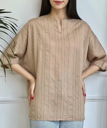 بلوز خط رنگی تانسو