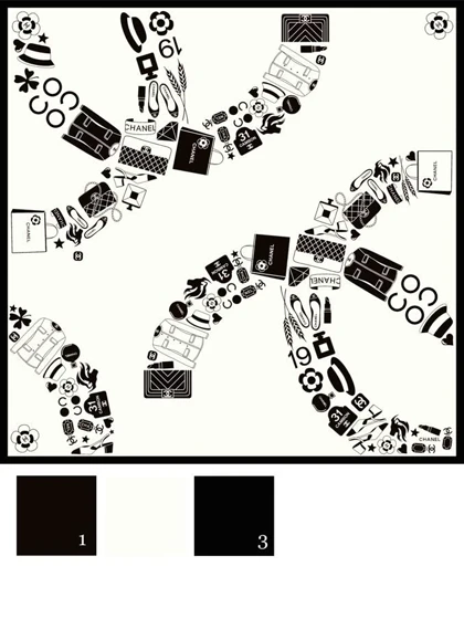 روسری ابریشم شنالو