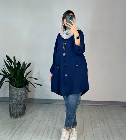 مانتو دکمه دار قاصدک