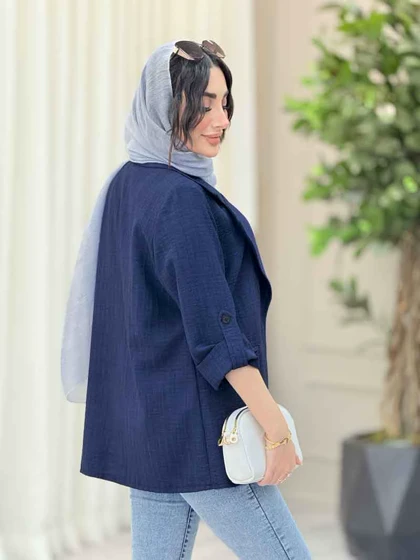 مانتو دو دکمه شیما