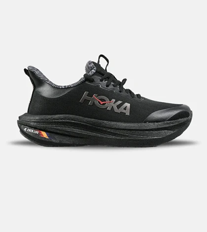 کفش کتانی مردانه و زنانه مشکی HOKA مدل 7729