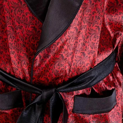 روبدوشامبر مردانه کوتاه باغ زرشک