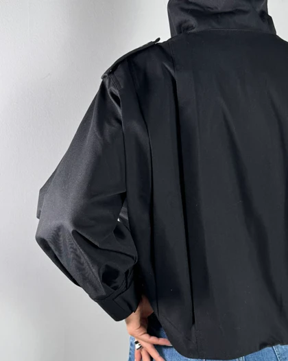 ترنچ کت پلیسه کد 600041