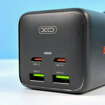 چندراهی دو سوکت برق، دو تایپ سی و دو یو اس بی 65 وات ایکس او WL24