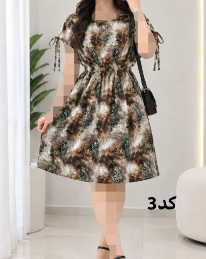 پیراهن کوتاه کمرکش SH7643