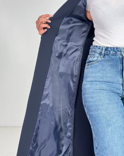 کت یقه انگلیسی بلند  کد 100177