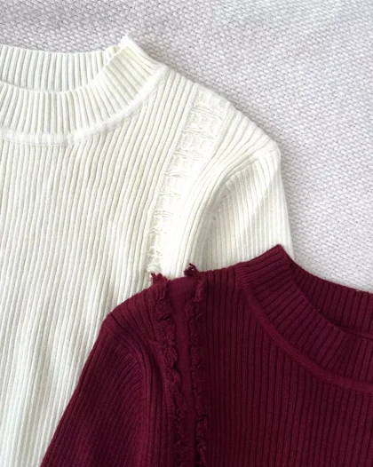 پیراهن بافت با رویی تور کد 5360