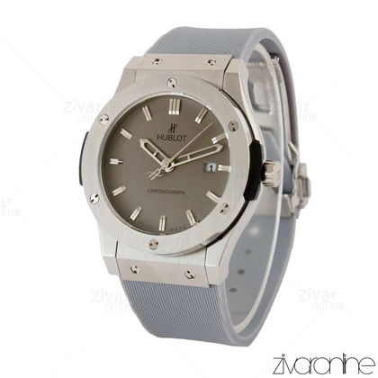 ساعت هابلوت مردانه کلاسیک فیوژن سیلور طوسی 105345