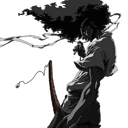 تیشرت لانگ انیمه AFRO SAMURAI افرو سامورایی Afro Samurai کد 185796