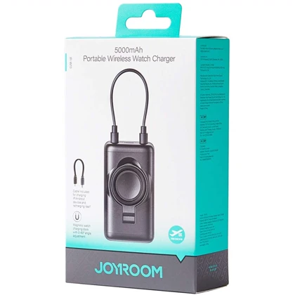 پاور بانک 5000 وایرلس ساعت هوشمند و گوشی موبایل با کابل لایتنینگ جویروم JR-W13