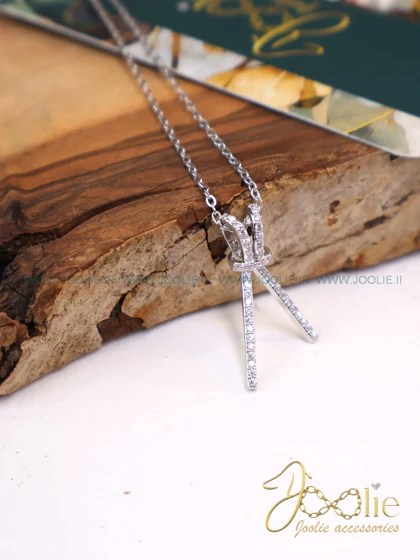 گردنبند زنانه طرح طلا مدل آرسا کد N3125