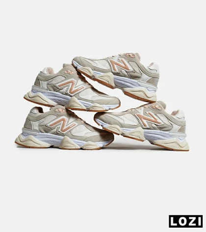 کفش کتانی زنانه کرم گلبهی NEW BALANCE 9060