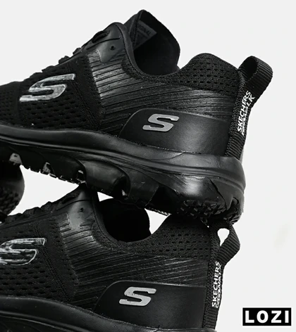 کفش کتانی طبی ورزشی مشکیSKECHERS SKECH-KNIT
