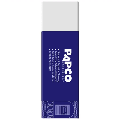 پاک کن سایز بزرگ سفید پاپکو PAPCO PS-302 طول 6 سانتی متر
