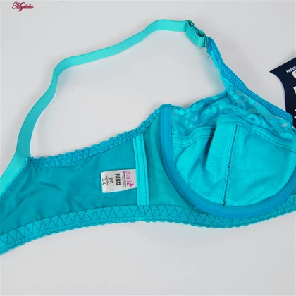 سوتین زنانه پانیذ آبی فیروزه ای کد 66303-7