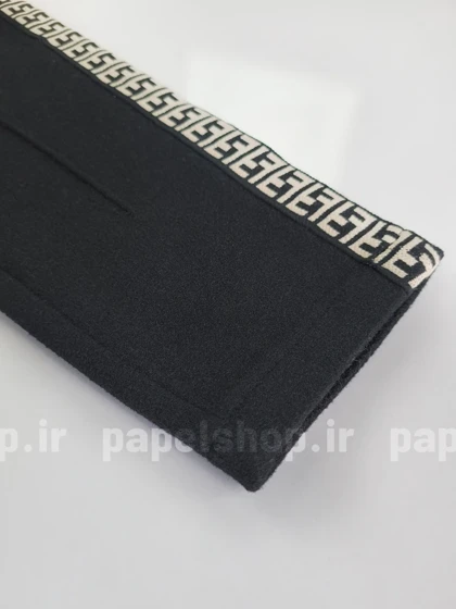 شلوار فوتر با نواردوزی