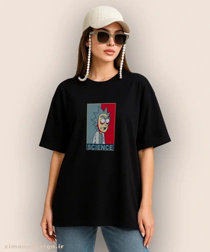 تیشرت لش مردانه و زنانه طرح ریک اند مورتی کد 893