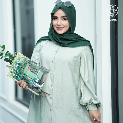 شومیز پاستیلی سبز
