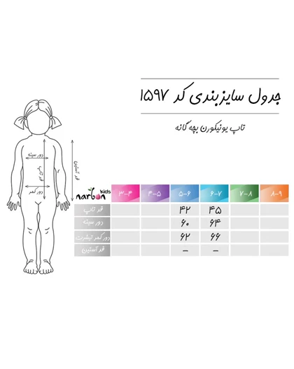تاپ یونیکورن بچه گانه