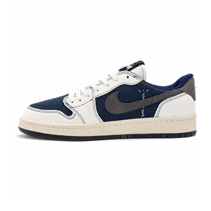 کفش و کتانی مردانه مدل نایک ترویس NIKE TRAVIS رنگ سرمه ای طوسی کد 30873