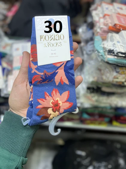 جوراب طرح دار موکسیا (30 طرح)