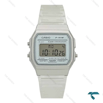ساعت کاسیو اصلی F-91W دیجیتالی شیشه ای Casio-7709-G