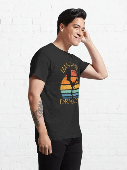 تیشرت ایمجین دراگونز | Imagine Fantasy Dragons Vintage کد 229259