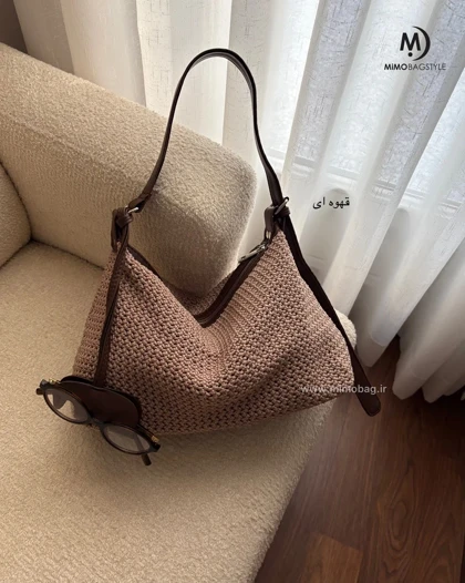 کیف دخترانه گلایل رافیا