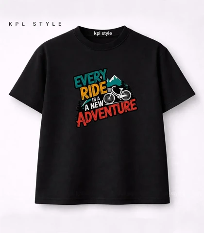 تیشرت باکسی یونیسکس طرح Adventure کد 1343