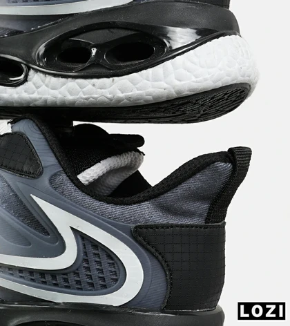کفش کتانی مردانه و زنانه طوسی مشکی NIKE AirMax Advantage