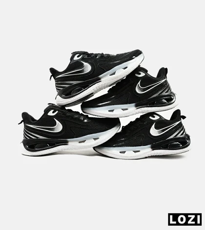کفش کتانی مردانه مشکی سفید NIKE pegasus 33 مدل 4700