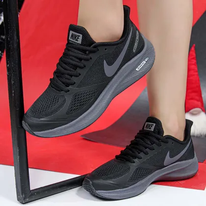کتانی ست مردانه زنانه مدل نایک گاید nike guide رانینگ های کپی رنگ مشکی