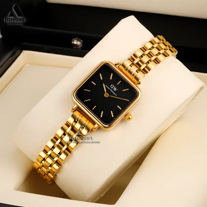 ساعت دنیل ولینگتون طلایی Daniel Wellington Quadro GB