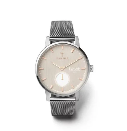 ساعت مچی عقربه ای زنانه تریوا مدل Blush Svalan -Stainless Steel