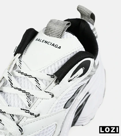 کفش کتانی مردانه سفید طوسی BALENCIAGA مدل 7655