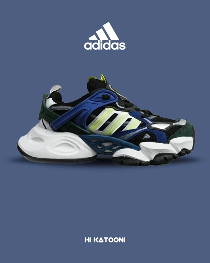 کفش کتانی مردانه و زنانه مشکی آبی لیمویی ADIDAS performance x9000l4 مدل 5805