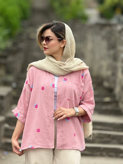 شومیز مانتویی تی تی