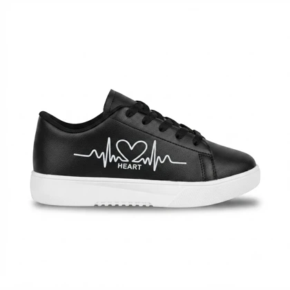 کفش کتانی ونس مدل Heart مشکی کد 295789