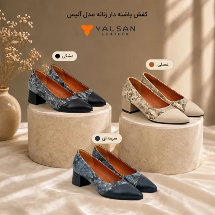 کفش پاشنه‌دار زنانه مدل آلیس کد 643-RTL