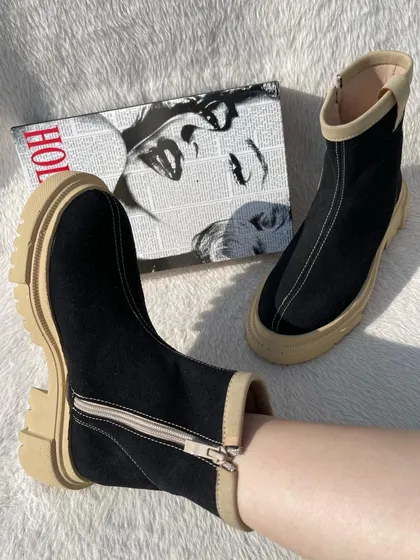 نیم بوت وسط دوخت